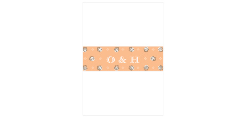 Our MaeMae's Hugo Belly Bands are a perfect way to add a memorable touch to your wedding invitations. 
