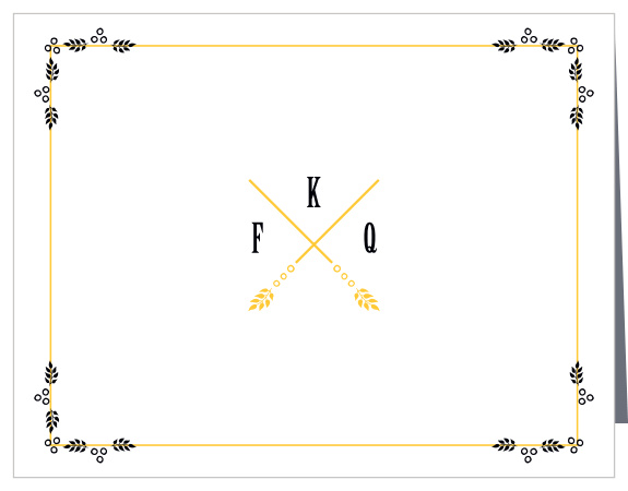 MaeMae's Quimby Wedding Thank You Cards are a fun, unique way to show your guests your love and appreciation!