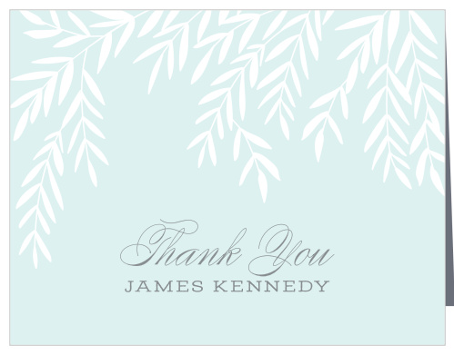 The beautiful styling of our Soft Willow Communion & Confirmation Thank You Cards ensures that your voice is heard and your heartfelt gratitude is felt.