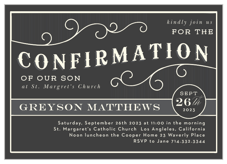 Calling to mind the image of a vintage train station, our Tailored Ticket Confirmation Invitations perfectly blend classic style and your modern ceremony.