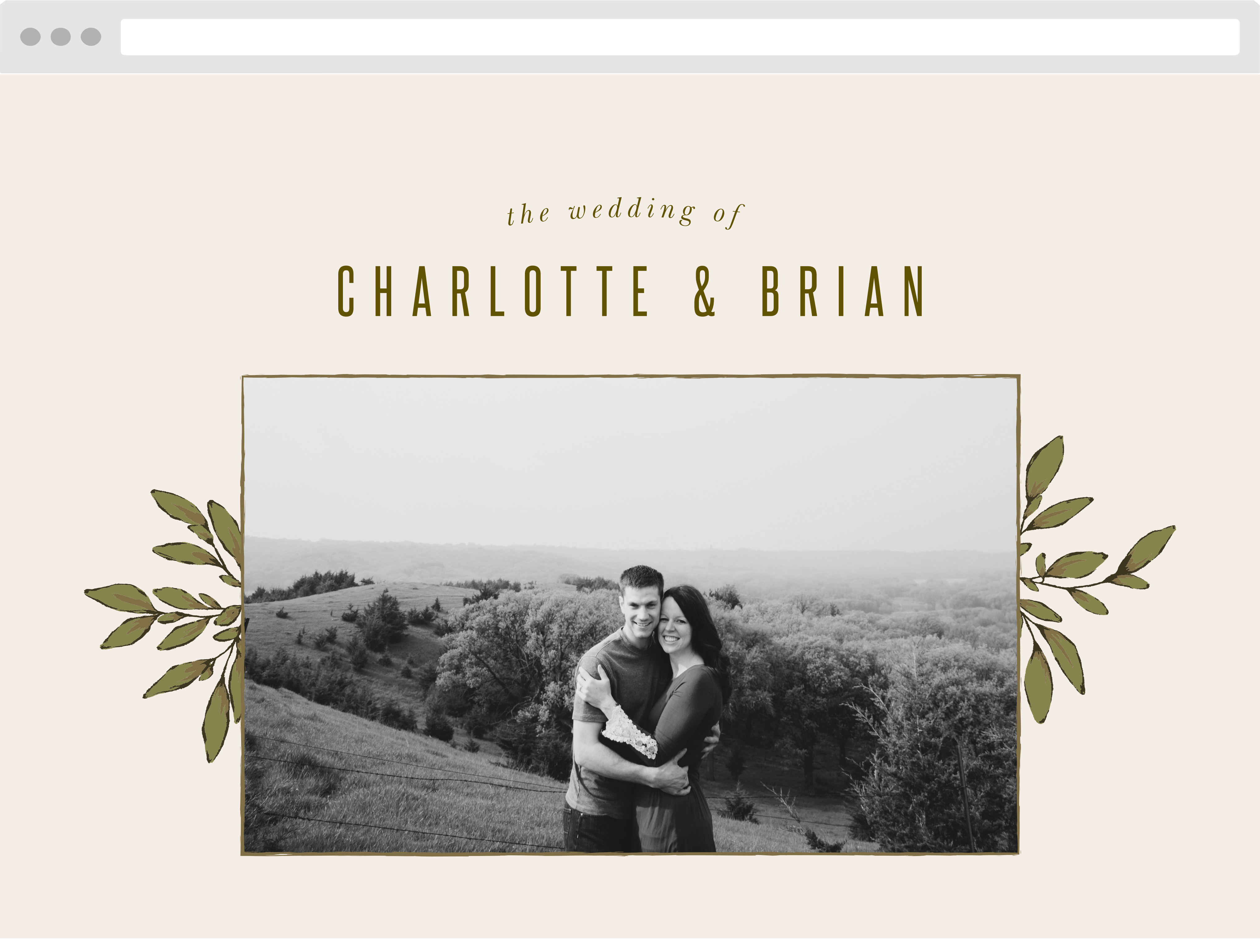 Whimsical Wonderland Wedding Website