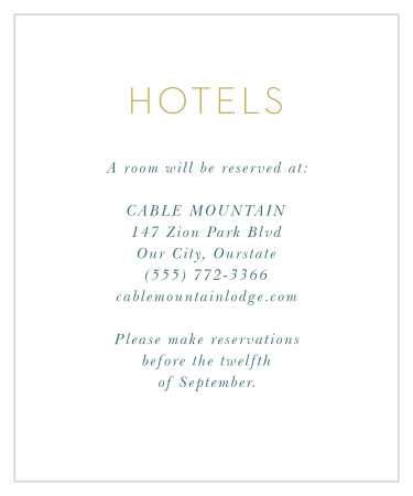 Daisy Daydream Accommodation Cards