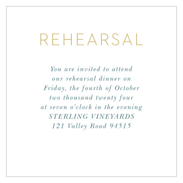 Bring together your closest friends and family with our Daisy Daydream Rehearsal Cards!