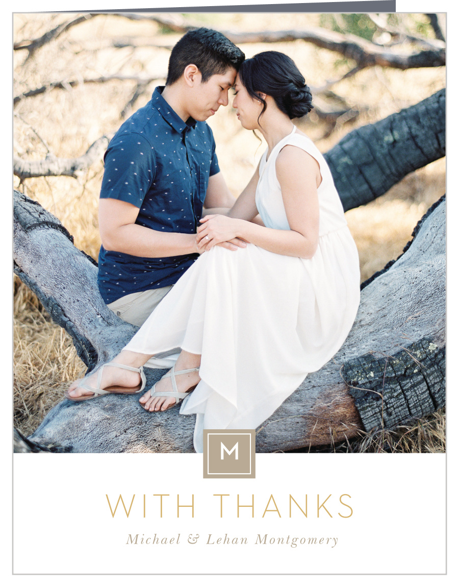 Simply Stated Wedding Thank You Cards