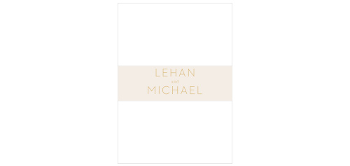 Organize all of your cards and hold them together in a polished fashion with our Simply Stated Wedding Belly Bands.