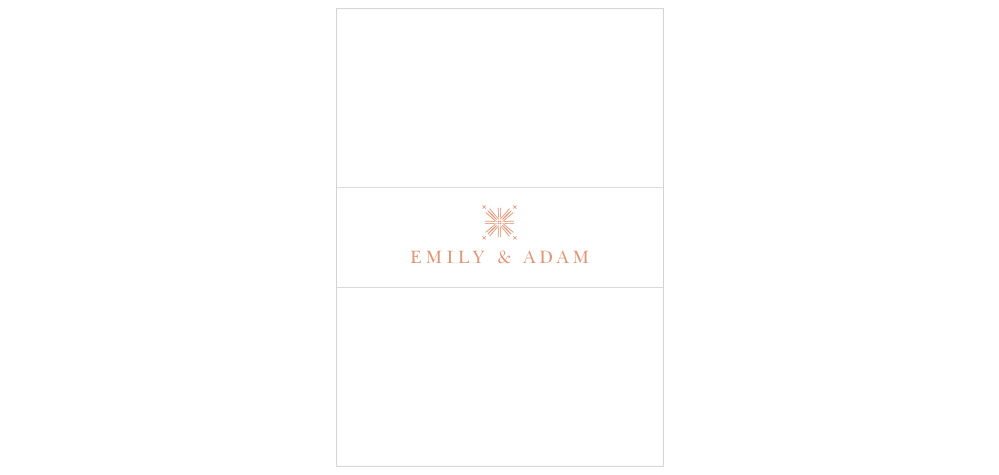 Pattern Play Wedding Belly Bands