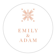 Adorn wedding stationeries and seal your envelopes with our Pattern Play Wedding Stickers.