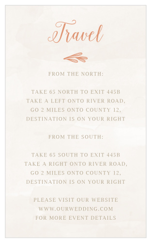 You can let your guests know how to get to the amazing venue you've chosen with our Hexagon Botanicals Direction Cards!