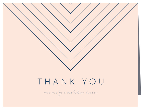 Send love to those who helped you celebrate your big day with our Mod Snaps Wedding Thank You Cards.