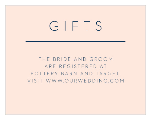 Our Mod Snaps Registry Cards are perfect for letting your friends and family know where to get your gifts.