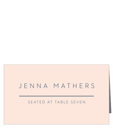 Let guests know where to sit with our Mod Snaps Place Cards.