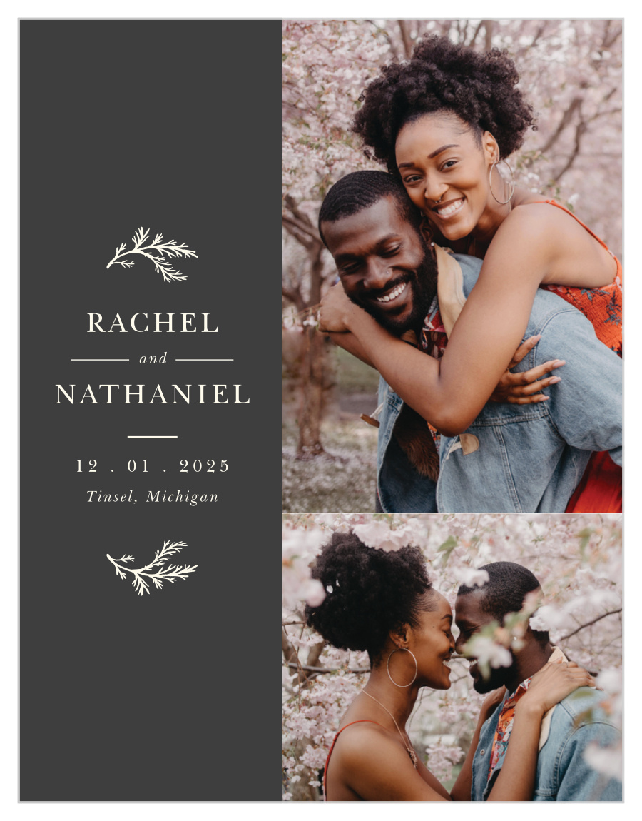 Modern Honor Save the Date Cards