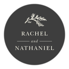 The Modern Honor Wedding Stickers add a touch of elegance to your envelopes or wedding stationery!