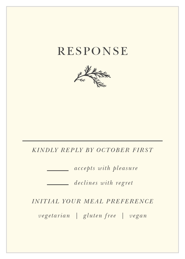 Modern Honor Response Cards