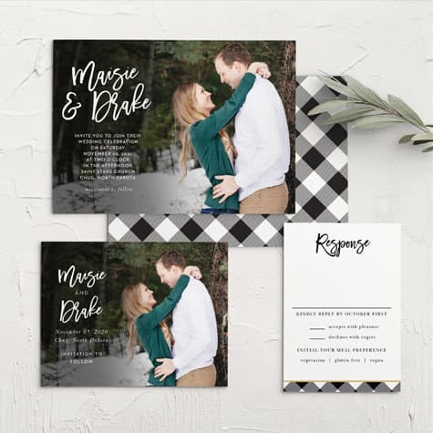 Warm Woods Wedding Invitations