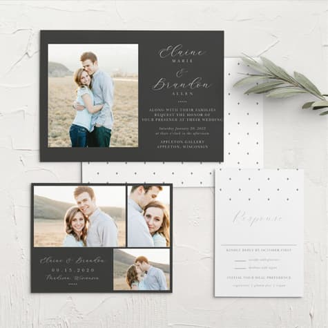 Matilda Dots Wedding Invitations