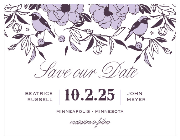 Our MaeMae's Midge Save the Date Magnets  are a perfectly gorgeous way to announce the special day. 