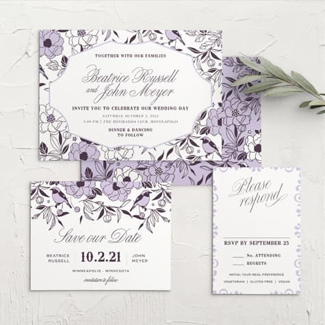 MaeMae's Midge Wedding Invitations