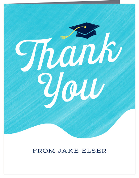 Pool Hang Graduation Thank You Card provides the stunning style you need to say everything you could ever want.