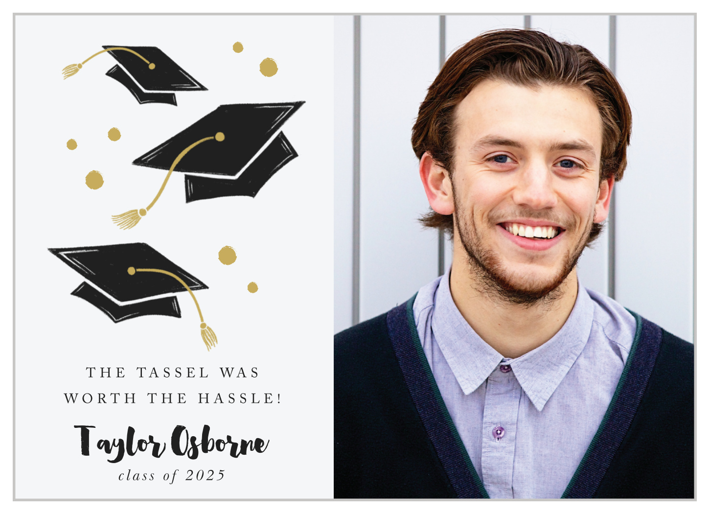 Golden Tassel Graduation Announcements