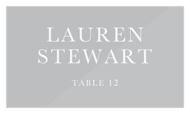 Our Casual Script Clear Place Cards are simple and clean, as well as an absolutely unforgettable addition to every single tabletop.