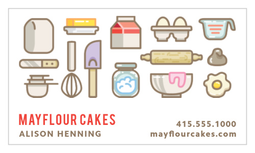 Represent your baking business and leave a lasting impression with our Cake Decorator Business Cards.