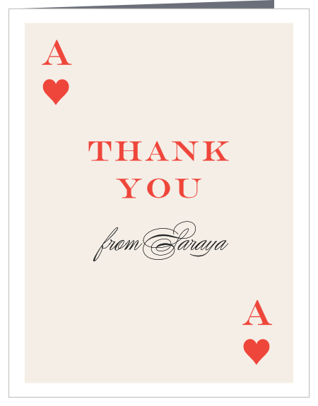 Express your heartfelt message of gratitude with the unforgettable style of our Magician Cards Bat Mitzvah Thank You Cards.