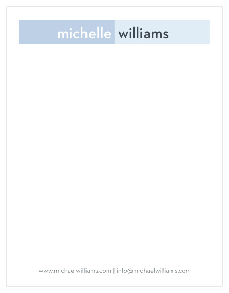 Underscore your every memo and invoice with the stunningly modern design of our Color Tones Business Stationery.