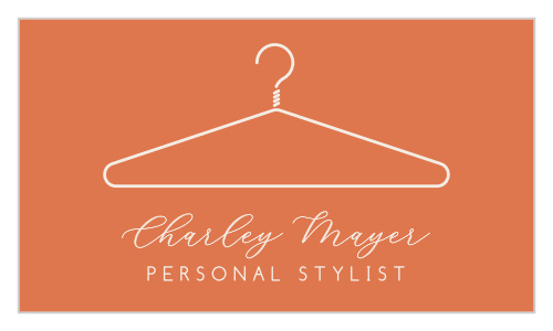 Get your clients hung up on you with our Wire Hanger Business Cards!