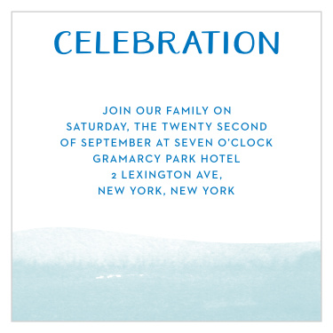 Invite your friends and family to celebrate with our Ocean Vibes Bar Mitzvah Reception Cards.