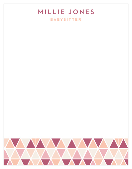 Cleanly and clearly lay out any notes for your business needs with the Color Mosaic Business Stationery.