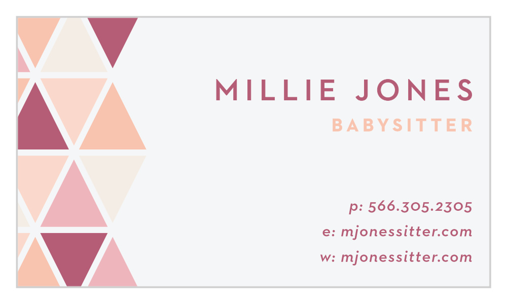 Color Mosaic Business Cards