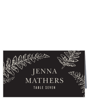 MaeMae's Eden Place Cards guide your guests to their seats among the hustle and bustle of your wedding reception