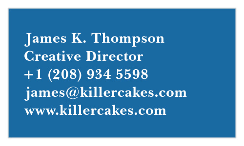 Our Outside The Box Business Cards are the perfect representation of you and your company.