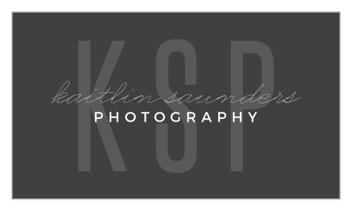 Guarantee that your name is on everyone's lips with our Signature Monogram Business Cards.