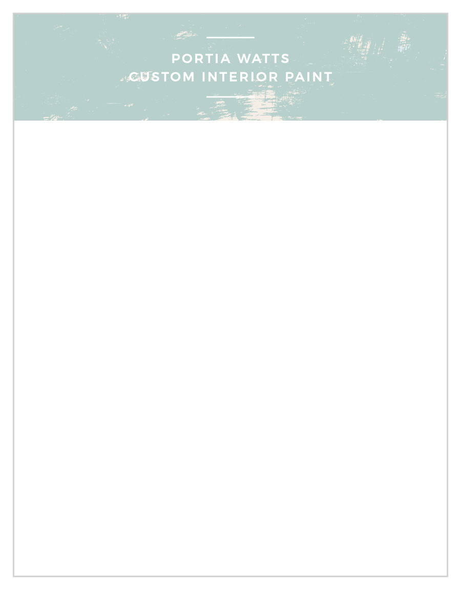 Interior Paint Business Stationery