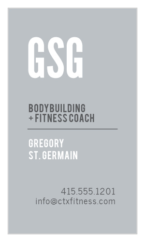Our Body Builder Business Cards are excellent for making a name for yourself and your company.