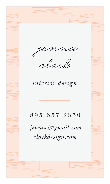 Century Pattern Business Cards