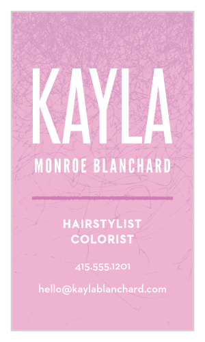 Our Professional Colorist Business Cards are as bold and eye-catching as your own skills.