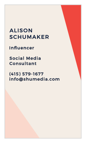 Our Modern Spotlight Business Cards is a beautifully modern design for your modern profession.