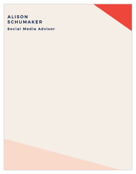 Modern Spotlight Business Stationery guarantees that every piece of professional correspondence bears with it your professional reputation.