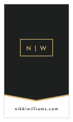 Portray your professionalism with our Classic Chevron Business Cards.