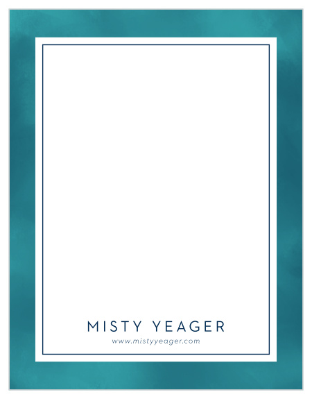 Underscore every essential piece of communication with your professional reputation on our Painted Color Business Stationery.