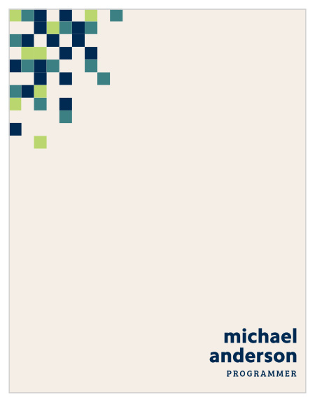 Make our Coding Programmer Business Stationery the foundation of your professional image and watch all of the pieces fall into place.