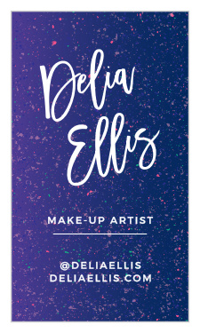 Our Glitter Rainbow Business Cards are perfect for showing off your business.