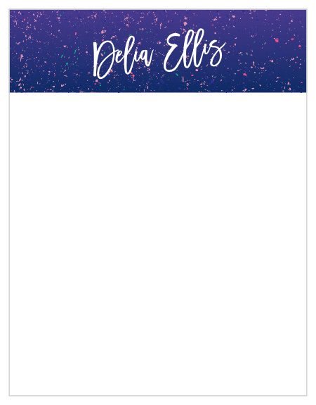 Make a splash with our Glitter Rainbow Business Stationery.