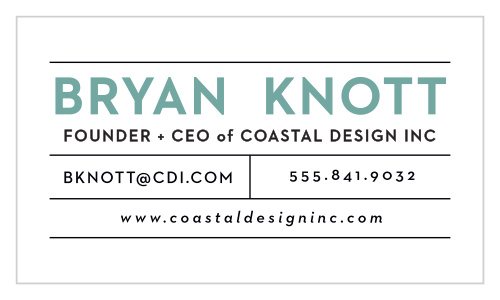 Keep your introductions clean, simple, and irresistibly modern with the beautiful style of our Info Grid Business Cards.