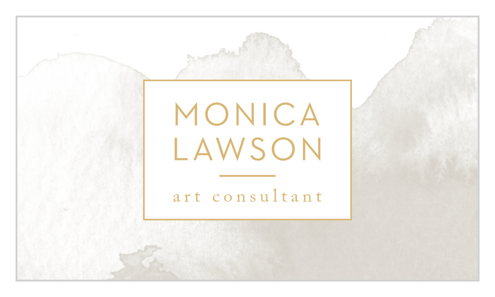 Watercolor Waves Business Cards