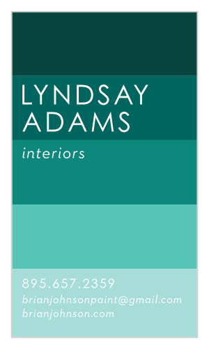 Display your area of expertise and make a name for your company with our Paint Samples Business Cards.