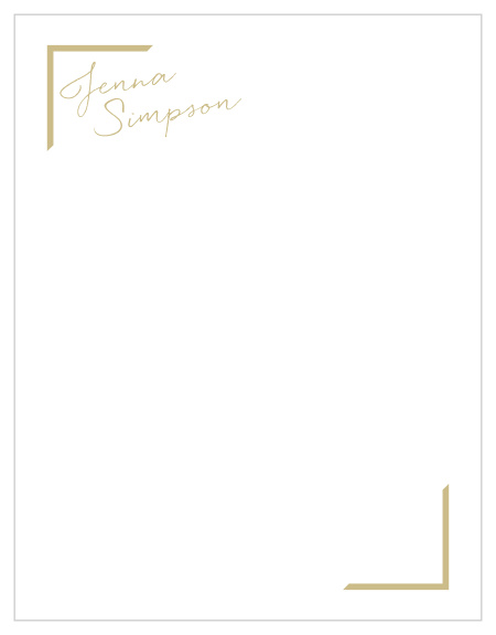 Personalize your handwritten notes to clients and coworkers with the chic look of our Photographer Corners Business Stationery.